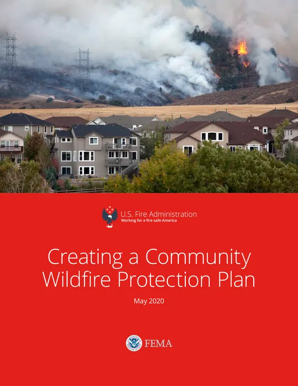 USFA's Community Wildfire Protection Plan cover